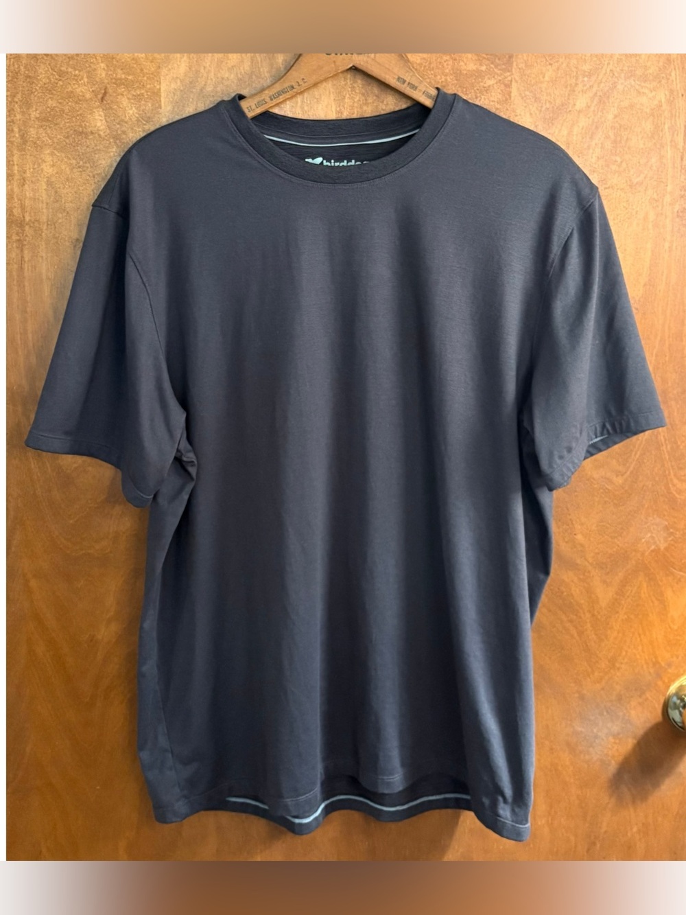 Birddogs Men's Supersoft Tee Dark Gray T-Shirt Active Gorpcore Hiking Gym Golf